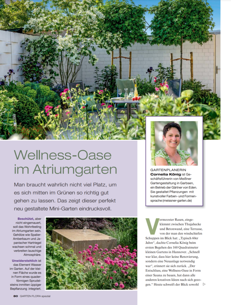 Veröffentlichungen Meißner Gartengestaltung GmbH